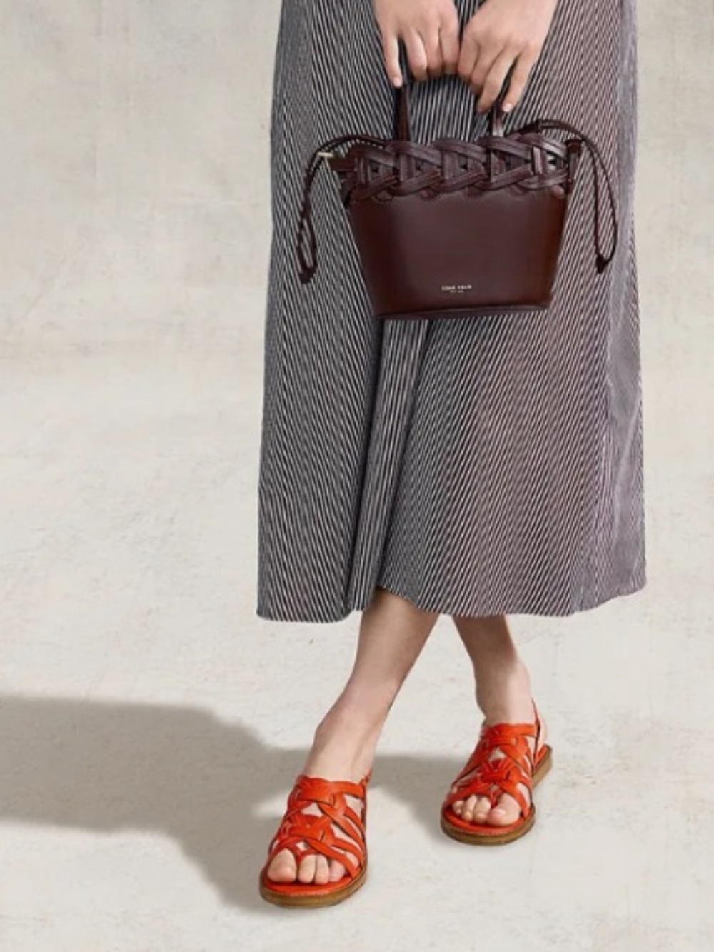 Cole Haan Cole Haan KAMI INTERWOVEN SANDALS summer fig red Fisherman sandals - Picture 4 of 11